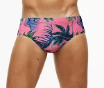 Briefs red coconut tree