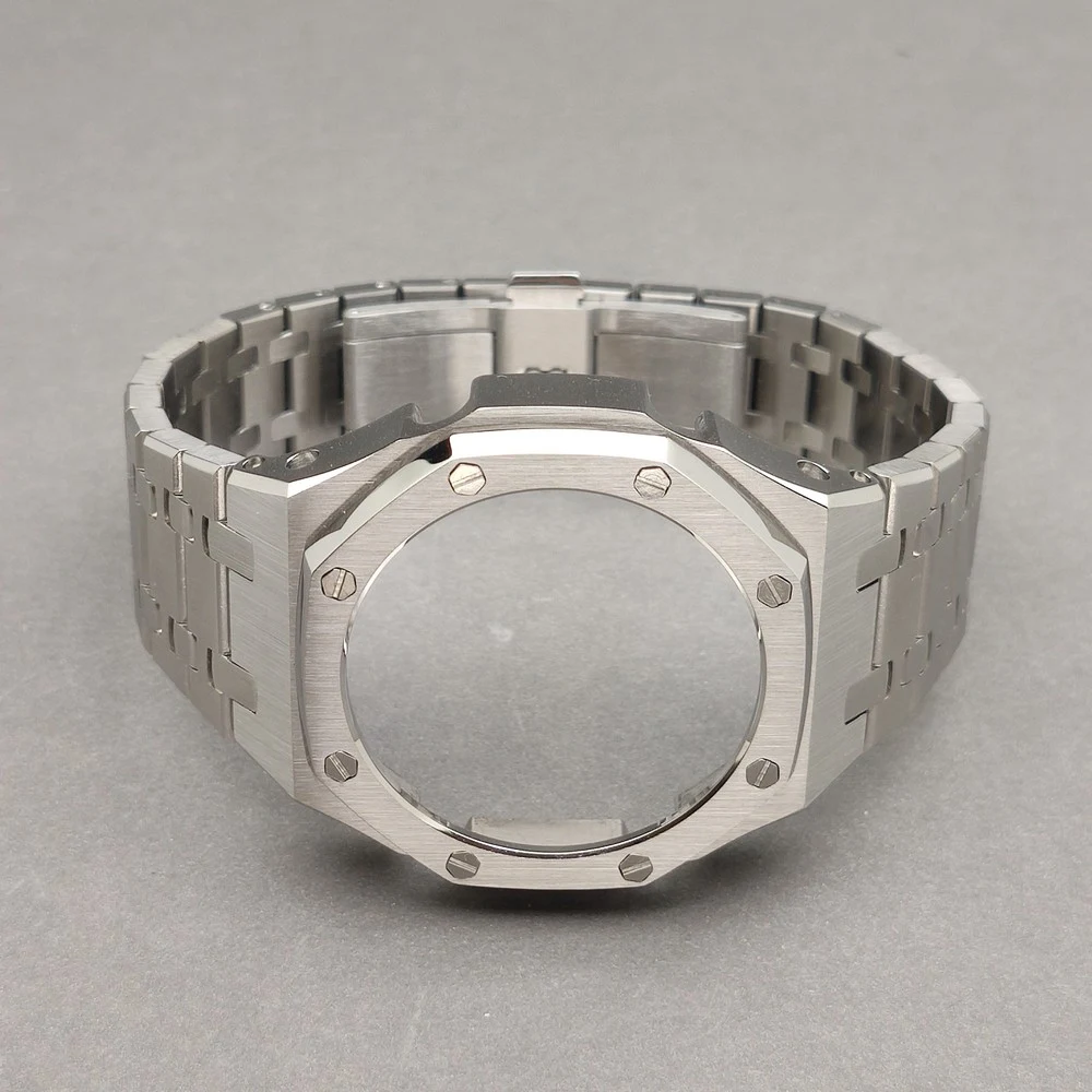 Title 2, Cinturino per orologio in metallo e rovere stil...