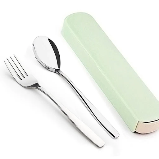 Title 5, Creative Stainless Steel Portable Tableware Thr...