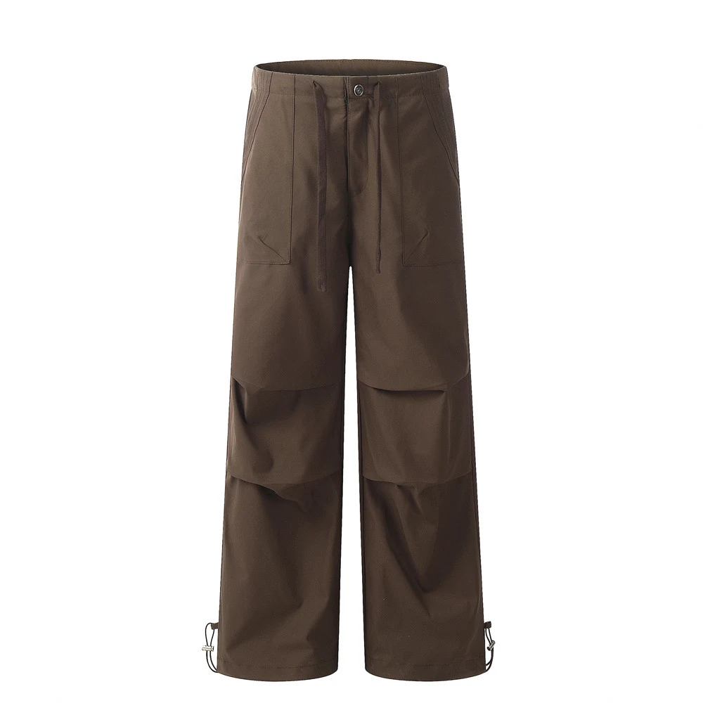 Title 12, Mens Loose Pleated Paratrooper Casual Pants