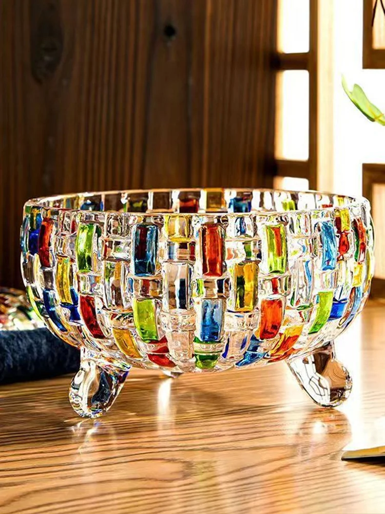 Title 4, Dried Fruit Jar With Lid Stained Glass Candy Bo...