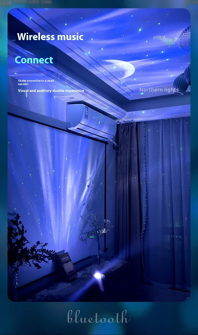 Title 7, Romantic Starry Bedside Projection Lamp Create ...