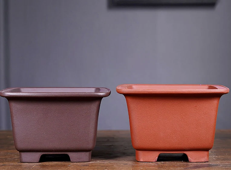 Title 5, Purple Sand Square Ceramic Flower Pot for Succu...