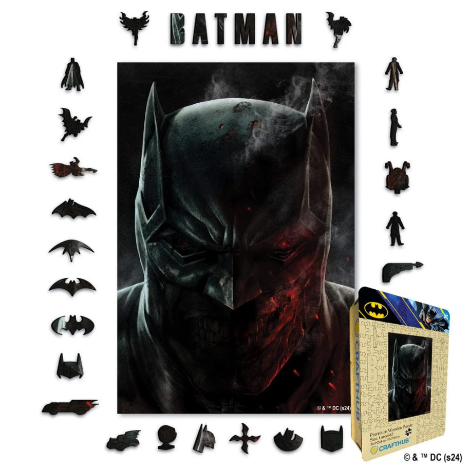 Quebra-cabeça de madeira Crafthub BAT Man Core Um quebra-cabeça de madeira desafiador, ótimo para aprimorar habilidades de resolução de problemas e diversão — foto 3