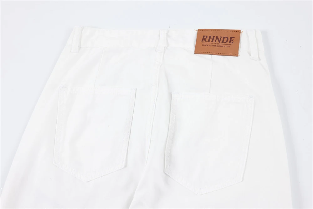 Men's Flower Embroidery Casual Trousers, Loose Wide Leg Straight Overalls. Comfortable embroidered pants for a relaxed, — photo 3