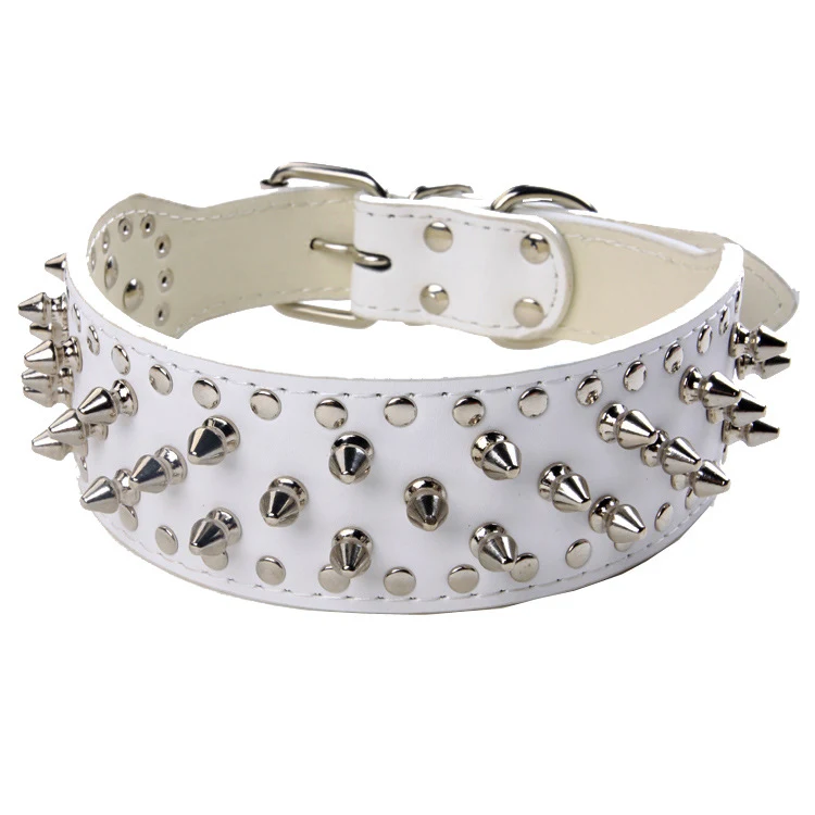 Large Dog Punk Rivet Collar, durable and stylish. Provides security and a bold look. Perfect for walks and makes a state — photo 12