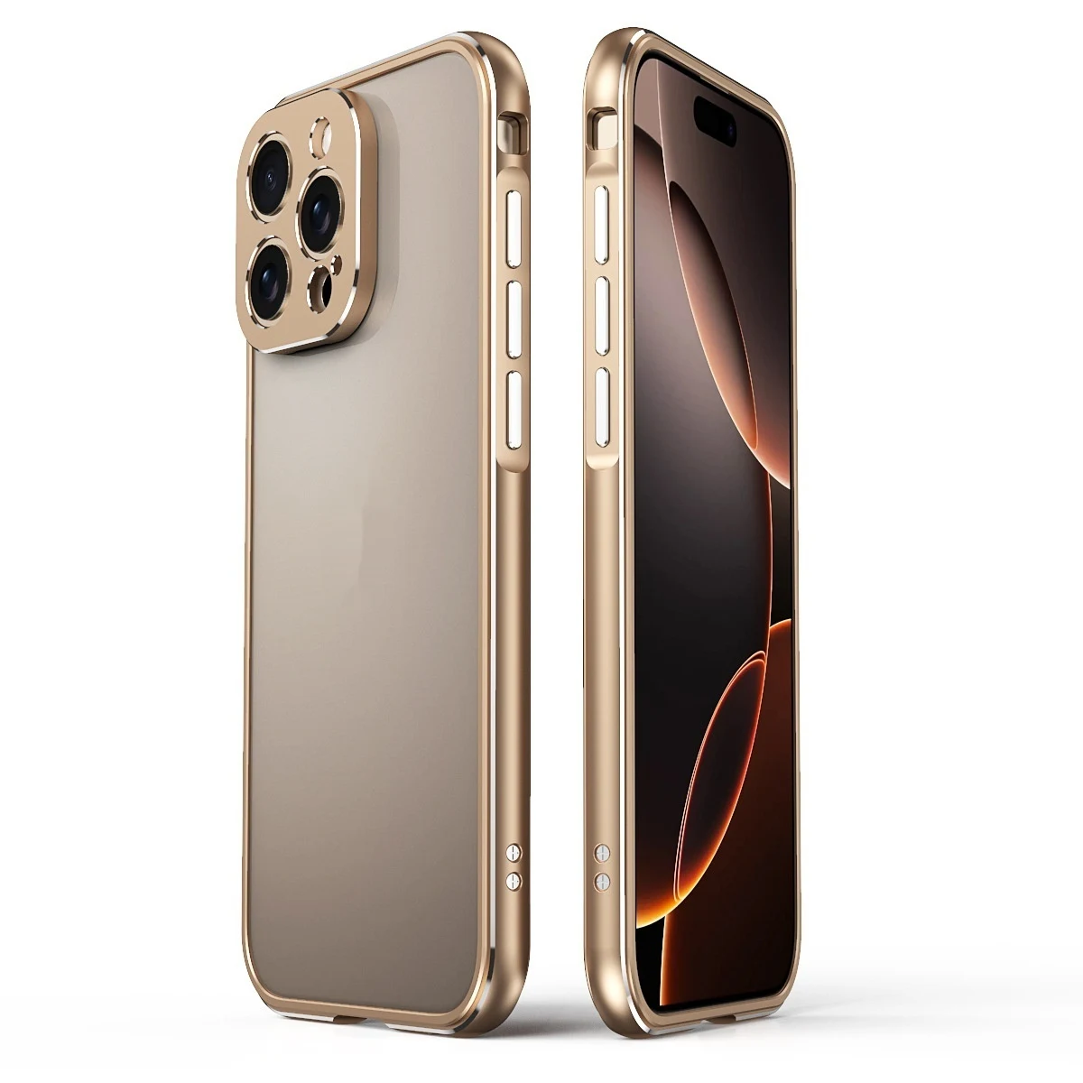 Title 5, Etui Metalowe dla iPhone 16 Pro Smukłe Wysokiej...