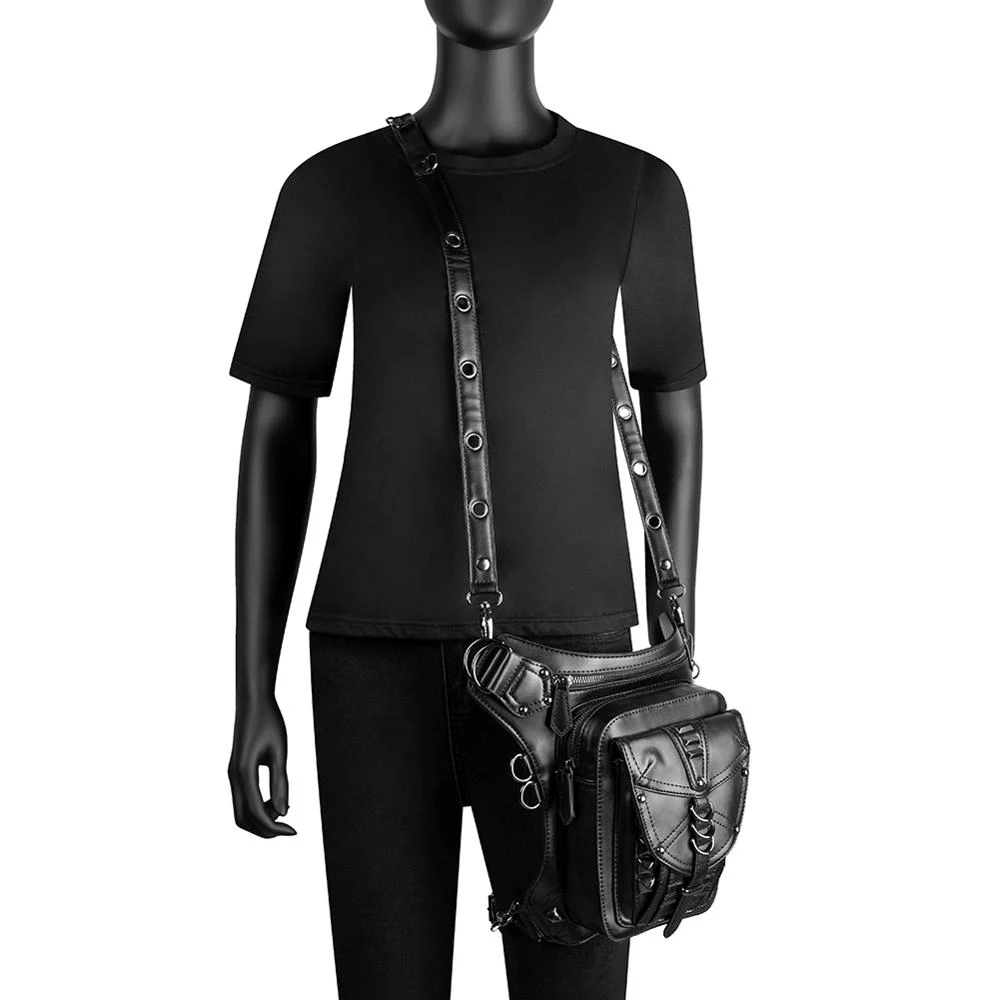 Bolsa de Cinto Steampunk. Leve seus pertences com elegância vitoriana. Perfeita para festivais, cosplay e uso diário. — foto 1