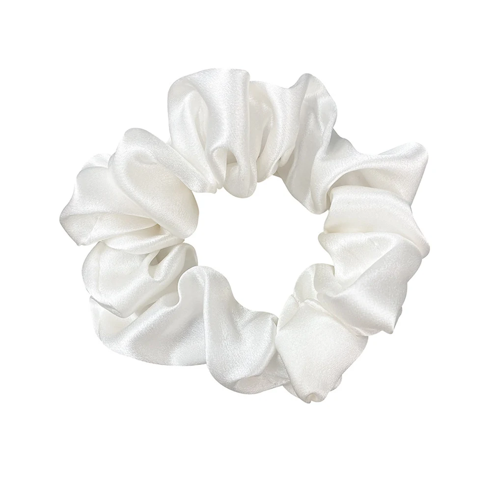 Bandas de cabelo grandes em seda pura. Macias e delicadas, evitam marcas e quebras. Mantenha seu cabelo elegante e protegido com seda. — foto 11