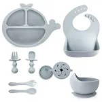 Gray 9 Silicone Spork