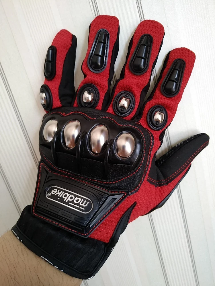 Self-defense motorcycle riding gloves providing hand protection during rides and self-defense capabilities, ensuring saf — photo 5