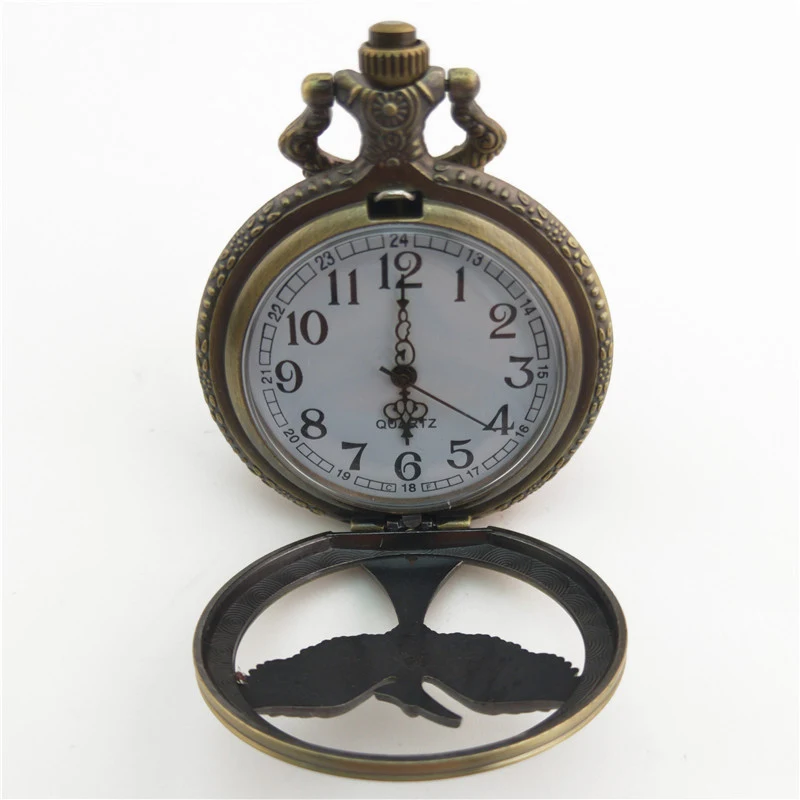 Title 19, Antique Large Bird Arrow Vintage Pocket Watch. ...