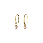 Brincos de Prata S925 com Gancho Feminino e Pérola, Simplicidade Sofisticada. Adicione elegância discreta ao seu visual com facilidade. — foto 2