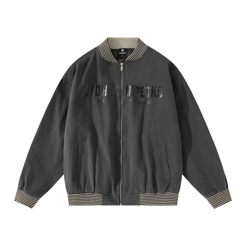 Title 5, Printing Letters Baseball Uniform Jacket Custom...