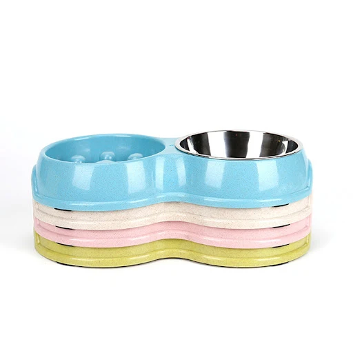 Title 5, Two-in-One Wheat Straw Slow Food Anti-Choking S...