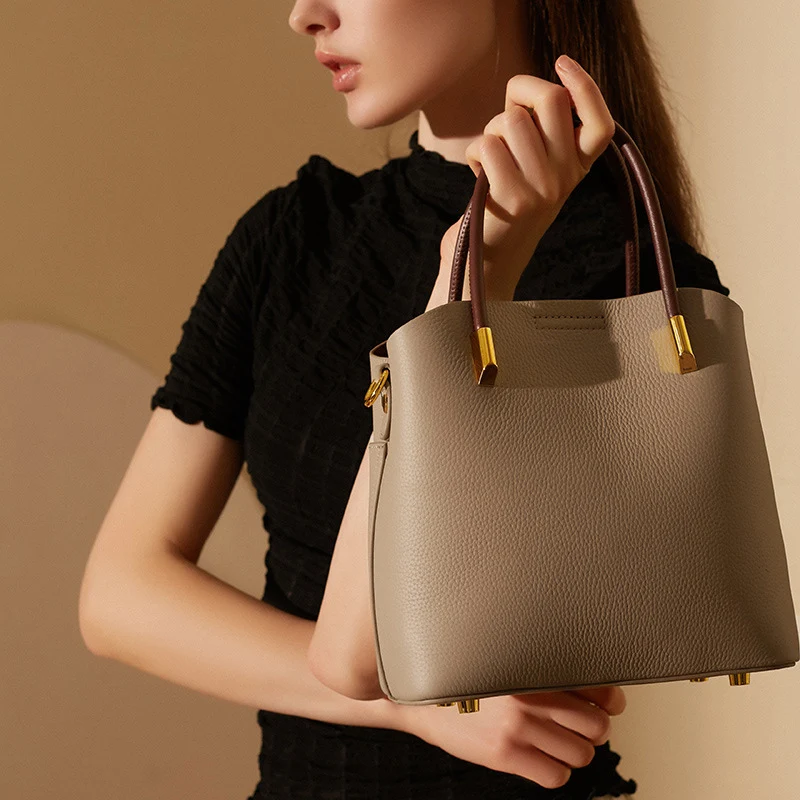 Title 5, Bolsa Bucket Ocidental Feminina Versátil Combin...