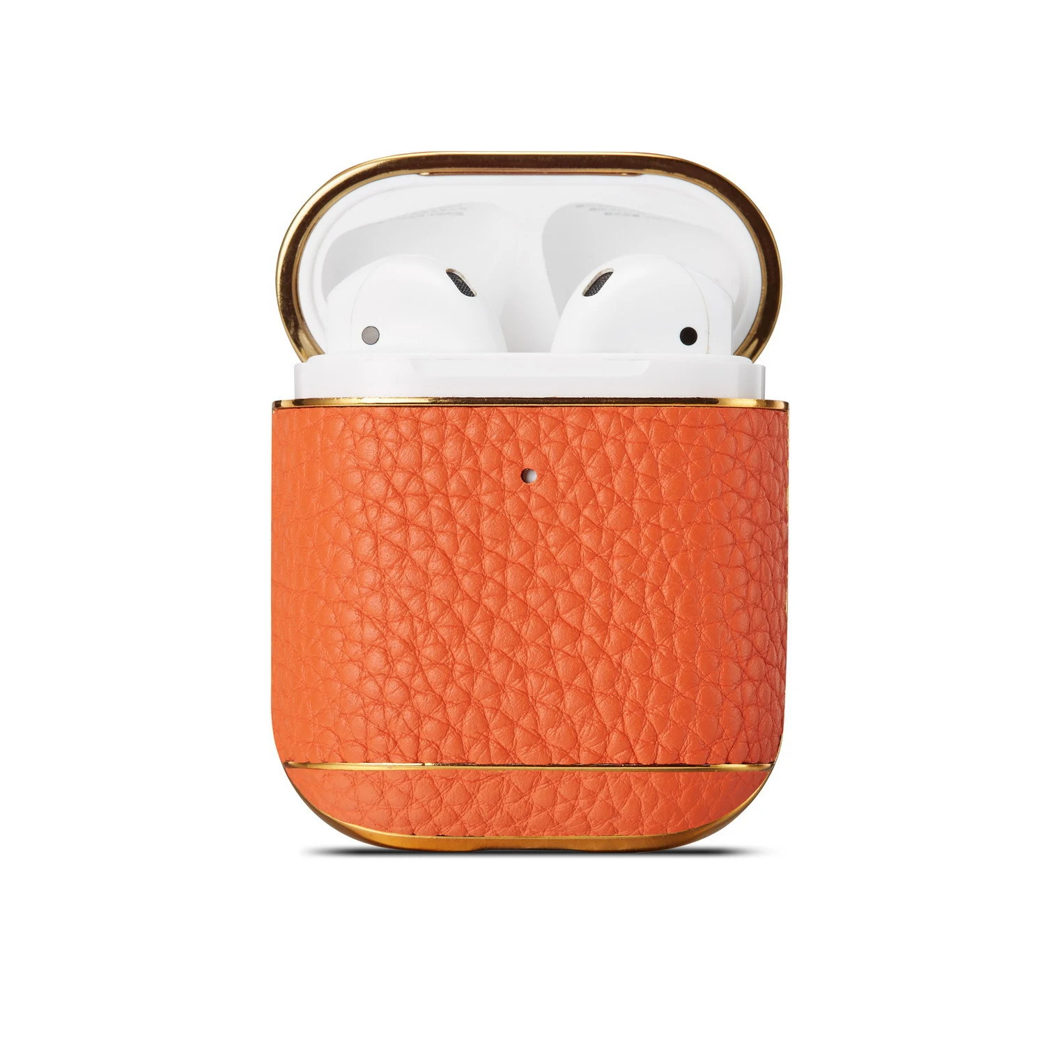 Custodia per cuffie in pelle con motivo litchi elettroplaccata. Protegge le tue cuffie con stile. Design unico e materiali di alta qualità. Mantieni le tue cuffie al sicuro e protette. — foto 6