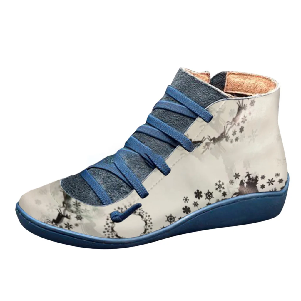Title 3, Womens flat short boots comfortable everyday b...