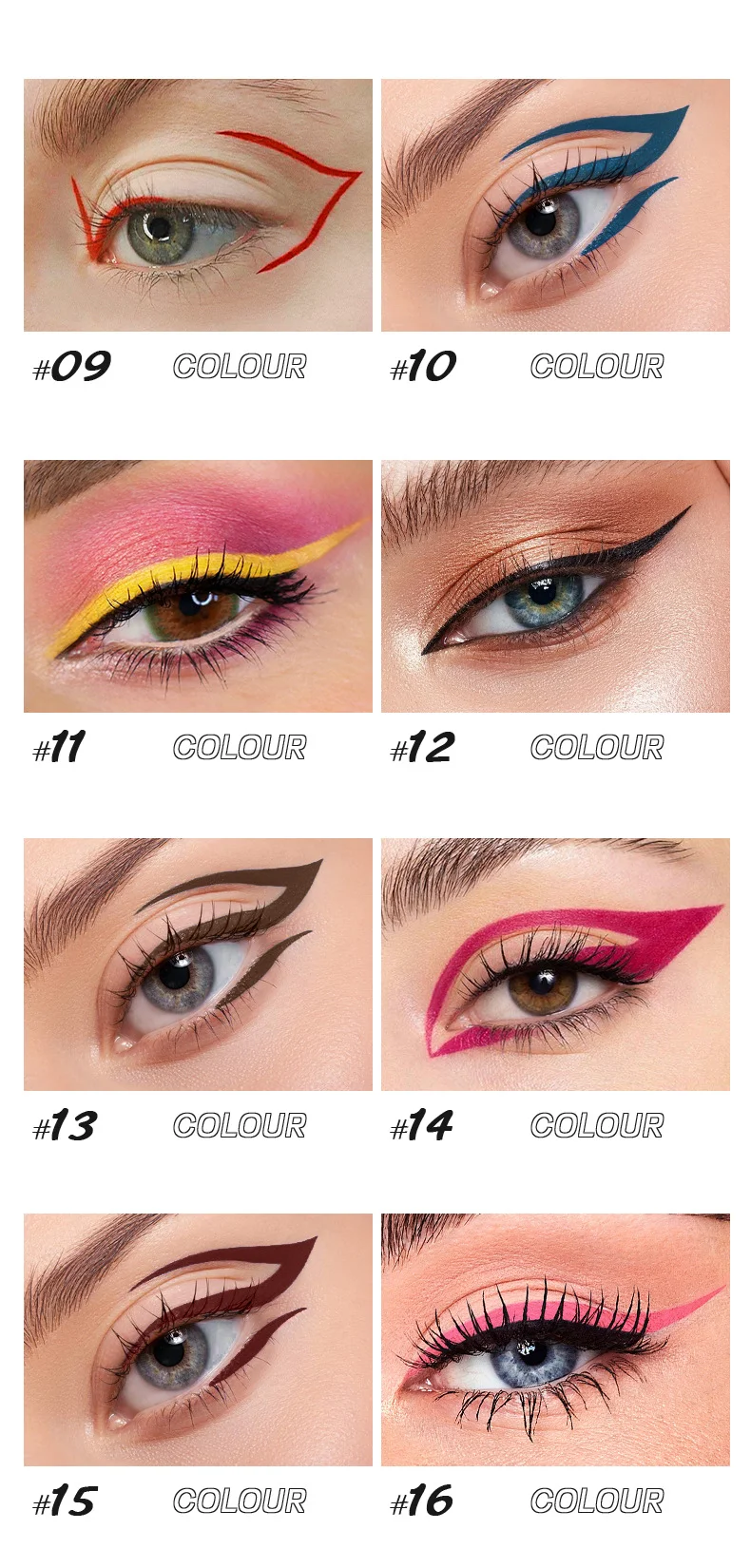 Waterproof Quick-drying Color Eyeliner Makeup Very Fine 24 Colors Achieve precise, long-lasting eye definition with vibr — photo 3