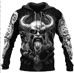 Moletom com capuz masculino com impressão digital 3D, confortável e estiloso, ideal para uso diário, mantendo você aquecido e com visual moderno. — foto 2