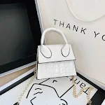 Bolsa Mini Mensageiro Feminina Outono Inverno com Padrão Crocodilo, Bolsa de Ombro Fashion com Personalidade, Formato Charmoso para um Look Moderno. — foto 5
