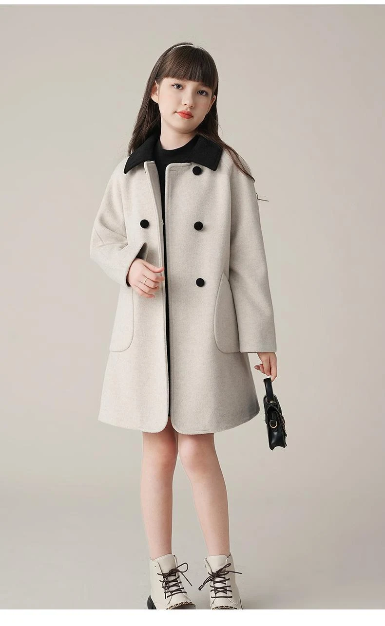 Title 9, Western Style Woolen Coat Mid-length Padded, a ...
