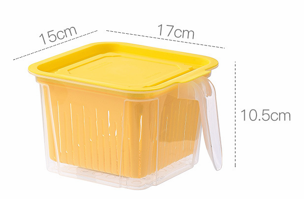 Title 1, Double-layer refrigerator food storage containe...