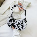 Bolsa feminina de ombro único com estampas de animais, retrô e fashion. Perfeita para um visual moderno e estiloso com esta bolsa única. — foto 3