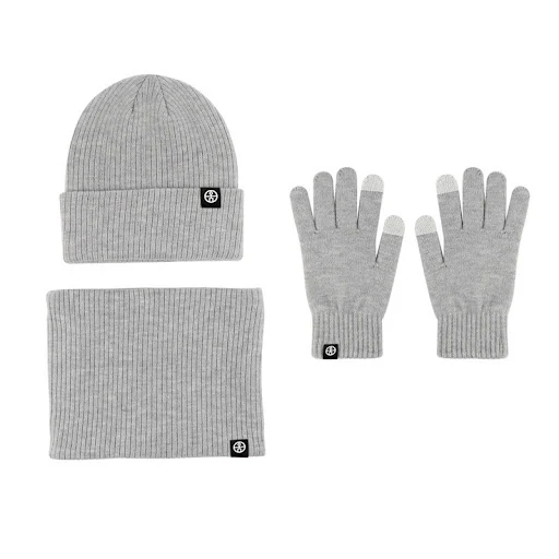 Title 6, Conjunto de tres piezas con gorro, bufanda y gu...