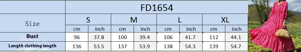 Title 1, Fashion Printed Bohemian Holiday Mid-length Dress