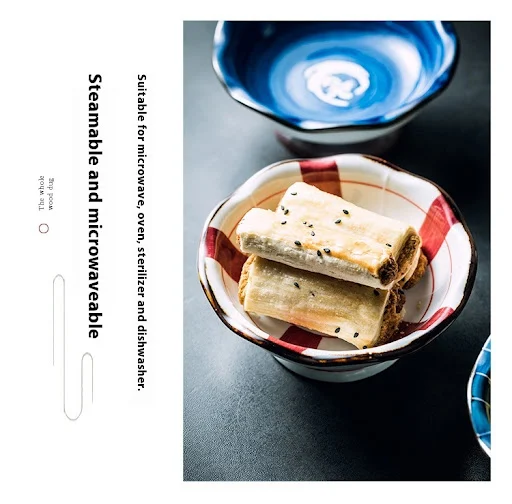 Title 13, Lotus Leaf Mouth Japanese Retro Ceramic Tall Bo...
