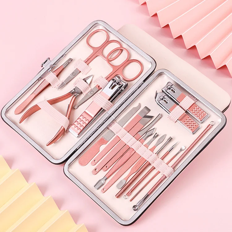 Nail set manicure set manicure pedicure scissors care tool, complete kit for nail care at home, essential tools for perf — photo 3