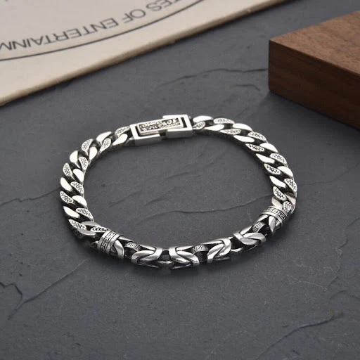Title 4, Heren Armband Rattan Patroon Stijlvol Accessoir...
