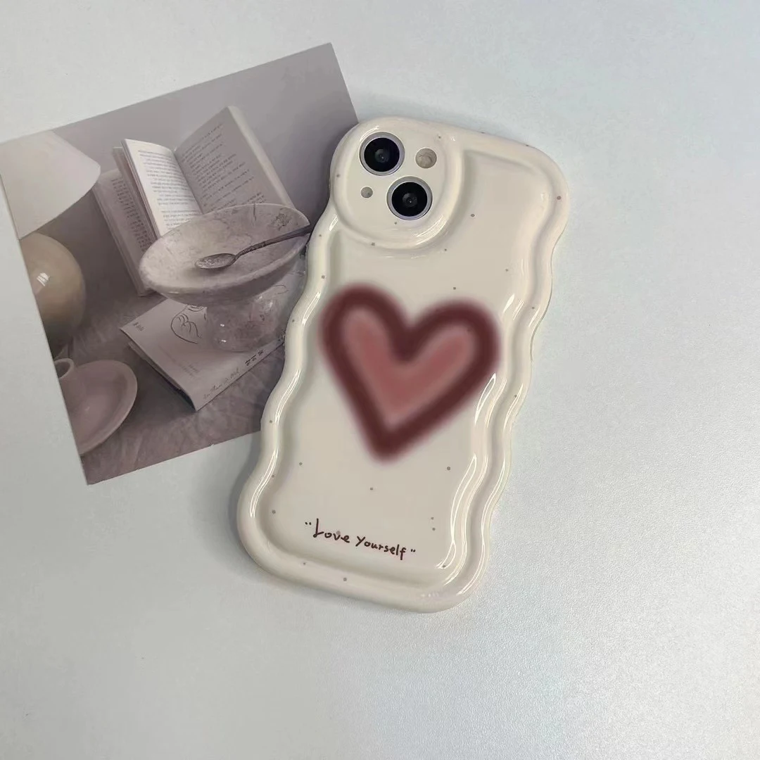 Title 5, Capinha para celular Love Wave Vermelho Vinho, ...