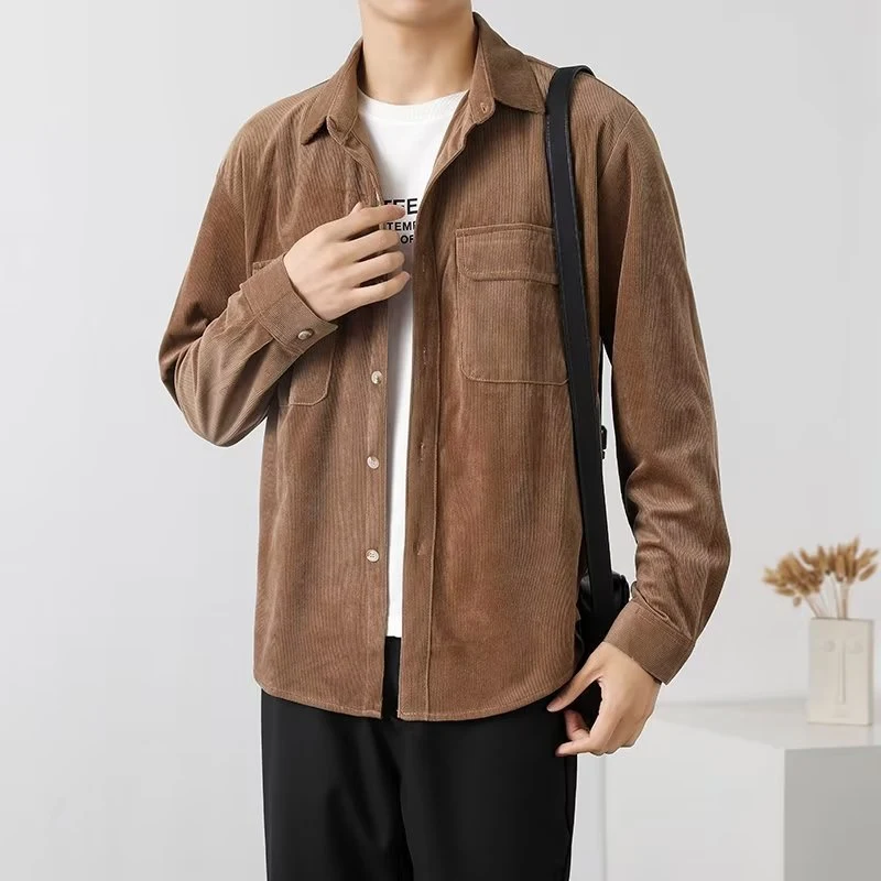 Men's Vintage Corduroy Workwear Shirt, durable and comfortable, perfect for everyday wear and a classic look, offering t — photo 6