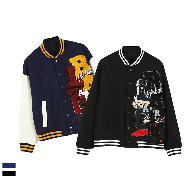 Title 3, Meichao Campus Winter Thin Jacket Retro Letter ...