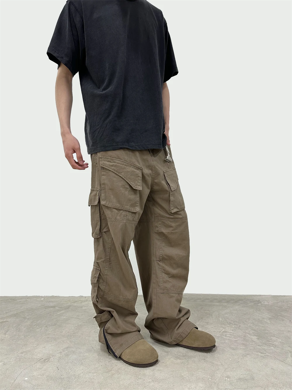 Advanced Sense Straight-leg Wide-leg Pants offer exceptional comfort and style. Enjoy freedom of movement and a flatteri — photo 15