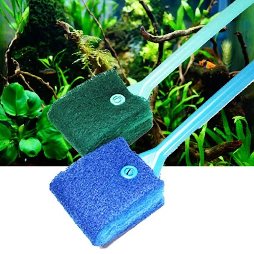 Aquarium Cleaning Brush Plastic Sponge Glass Algae Cleaner Aquarium Fish Tank Accessories — photo 5