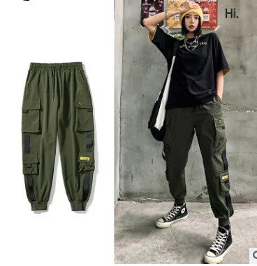 Macacão de verão fino com múltiplos bolsos, solto estilo harém, calças folgadas e confortáveis, perfeito para o calor e looks despojados. — foto 2