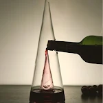 Iceberg Falls Mountain View Wine Decanter for aerating and enhancing wine aromas. Elegant design inspired by mountain vi — photo 2