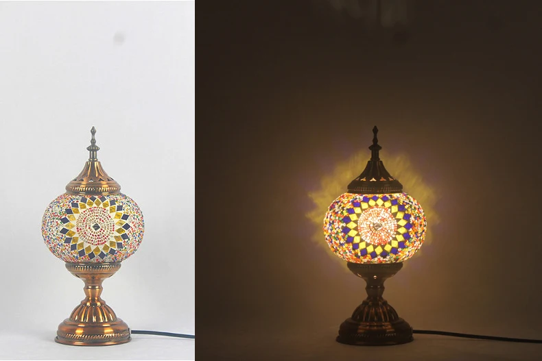 Title 13, Lampada da tavolo con decorazioni romantiche pe...