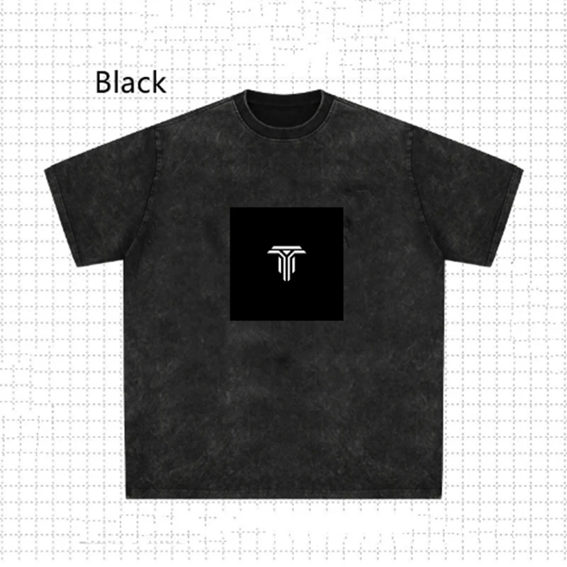 Digital Direct Spray Printed Loose T-shirt. Custom design, breathable and comfortable. Perfect for a modern and unique l — photo 5