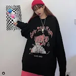 Suéter feminino de malha soltinho e simples. Perfeito para um visual casual e confortável, ideal para o dia a dia e diversas ocasiões. — foto 1