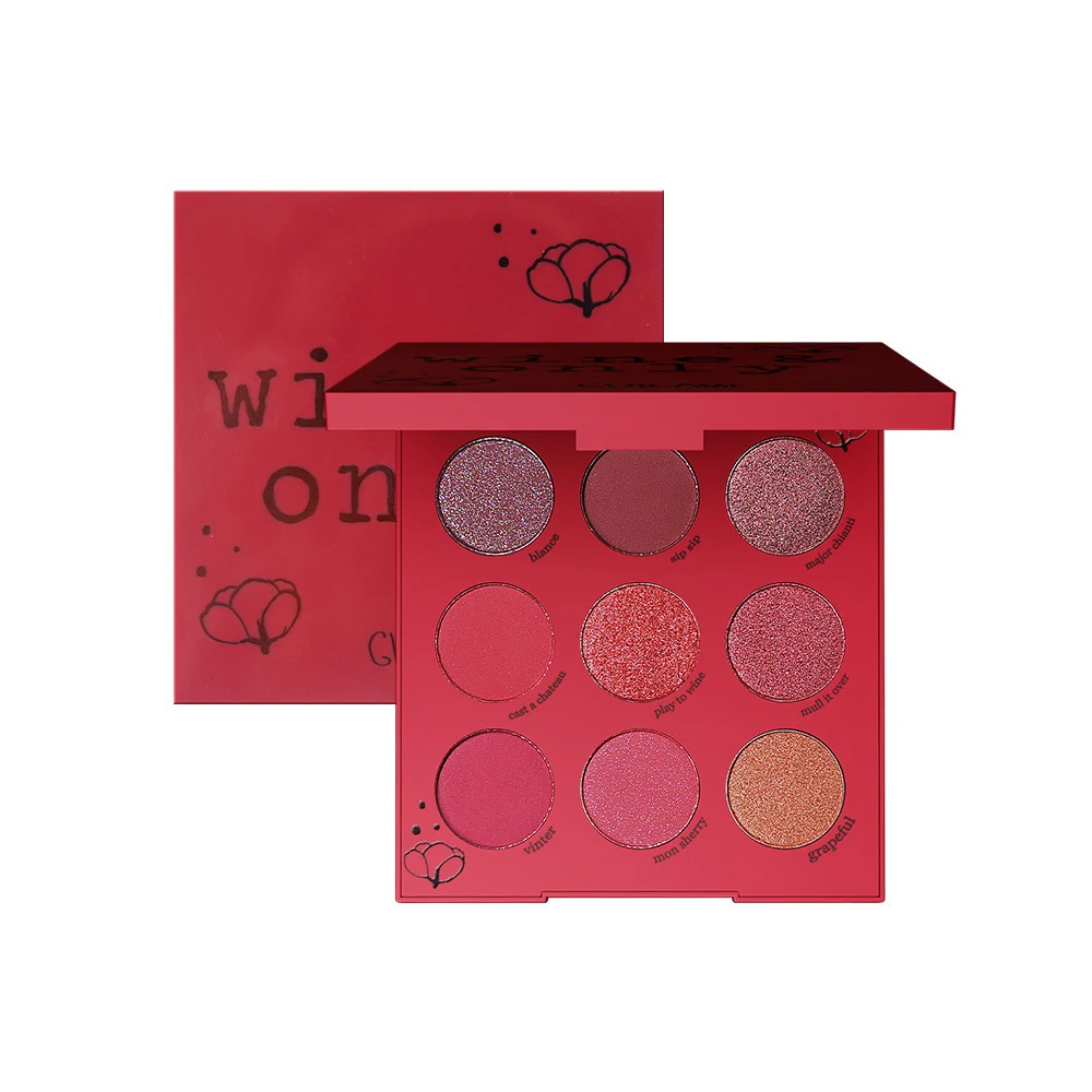 Title 1, Chocolate Wine Red Wine Eyeshadow Palette for c...