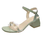 Girls High Heels Korean Style All-Match Open Toe Fashion Women's Shoes Stylish and Versatile, Perfect for Everyday Wear — photo 1