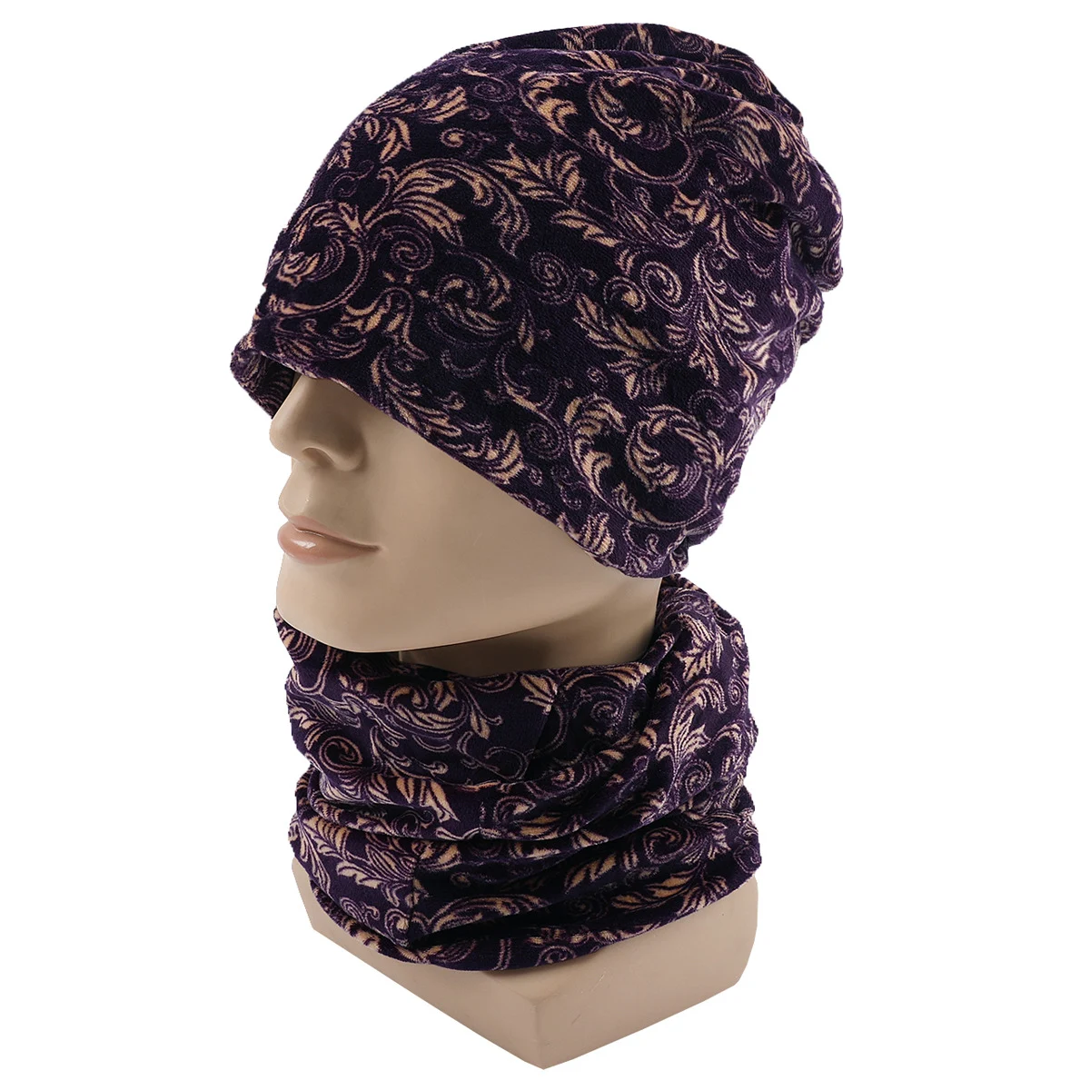 Outdoor pullover collar knitted spiral hat, single circle design, perfect for Europe and the United States, warm and sty — photo 10