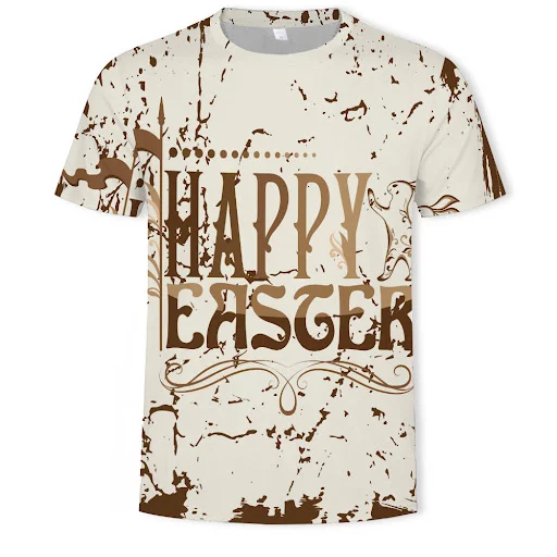Title 17, Printed Casual Short-Sleeved t-Shirt Mens