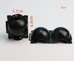 Black 8pcs