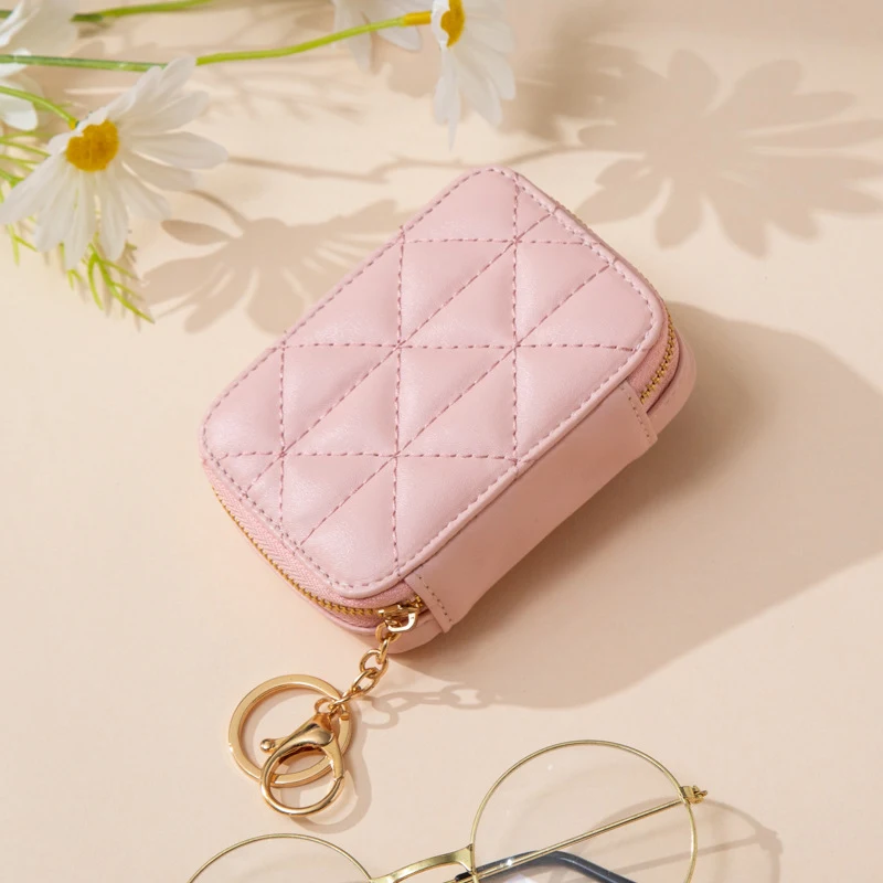 Neue Kompakte Mini Tragbare Make-up Tasche mit Spiegel Perfekt für Unterwegs und Kleine Ausbesserungen — foto 5