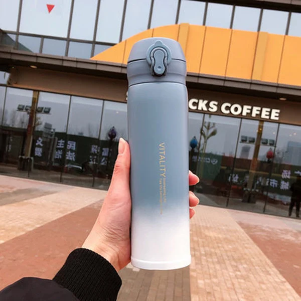 Korean Personality Gradient Color Mug for Men and Women. Express yourself with style and enjoy your daily drinks. A uniq — photo 1